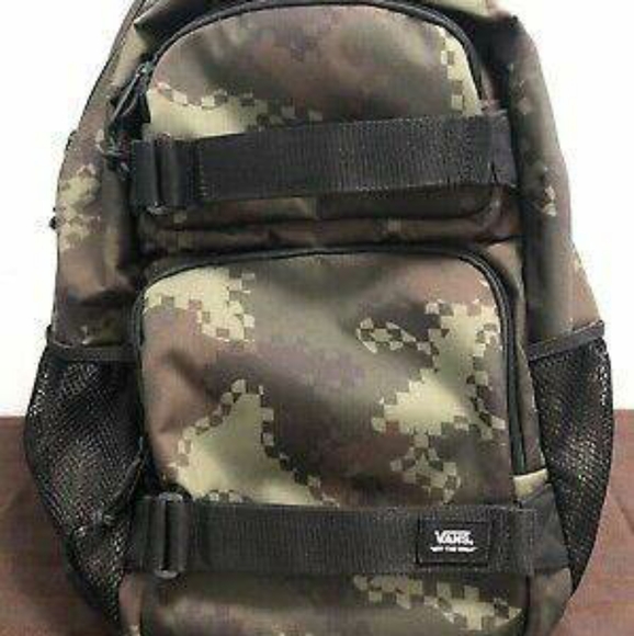 Vans Other - New NWT Camouflage Vans Skates Pack 3-B Laptop Backpack Bag Camo Skateboard